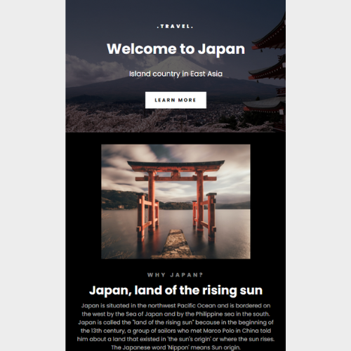 Japan travel project image